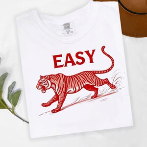 Vintage Easy Tiger PNG, Trendy Aesthetic PNG, Retro Boho Distressed Tiger Design, Easy Tiger png, Tiger Design, Hippie png,Digital File