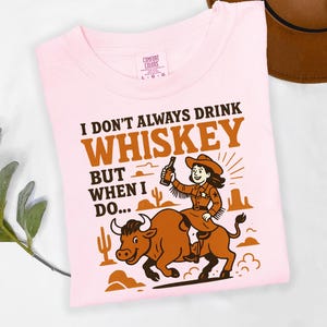 Funny Western Girl t-shirt design PNG, Funny cowgirl graphic PNG, Retro country design PNG, Humorous alcohol t shirt design, Digital File