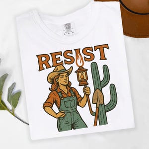 Resist PNG, Protest Sign Design, Cricut cut file, Resistance clipart, Resistance Sublimation Design, Anti-Trump Design, Western Resist Png,