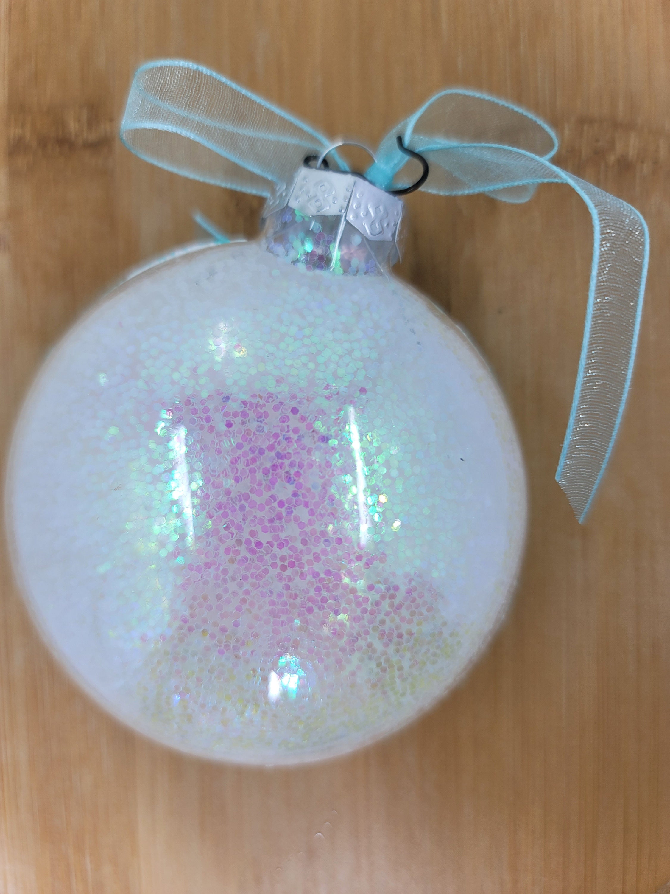 Frida Kahlo Inspired Hand Painted Glass Christmas Ornament – Turquoise ...