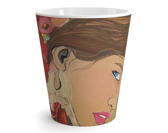 The Beautiful 12oz Rosita Mug in durable ceramic. A perfect Ceramic tea cup or coffee mug in a generous 12oz size