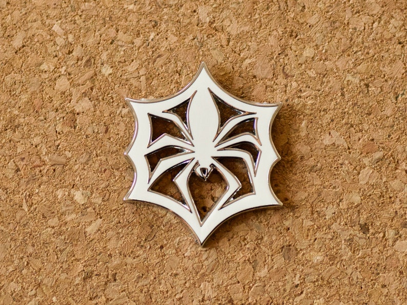 Nightmare Before Christmas Spider Snowflake Enamel Pin image 1