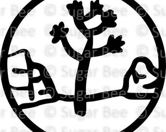 Joshua Tree National Park JOTR SVG png studio3 file, Cutfile, Vector, Clipart