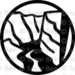 Cañón Negro del Parque Nacional Gunnison ARCH SVG png studio3 archivo, Cutfile, Vector, Clipart