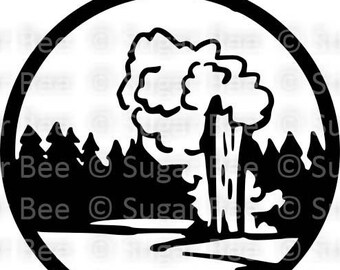 Yellowstone National Park YELL SVG png studio3 file, Cutfile, Vector, Clipart