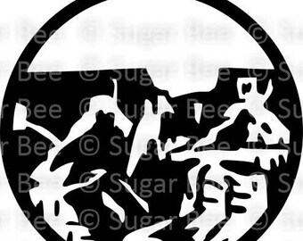 Grand Canyon National Park GRCA SVG png studio3 file, Cutfile, Vector, Clipart