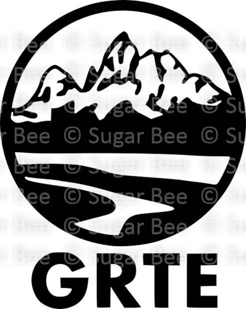 Grand Teton National Park GRTE SVG Png Studio3 File, Cutfile, Vector ...