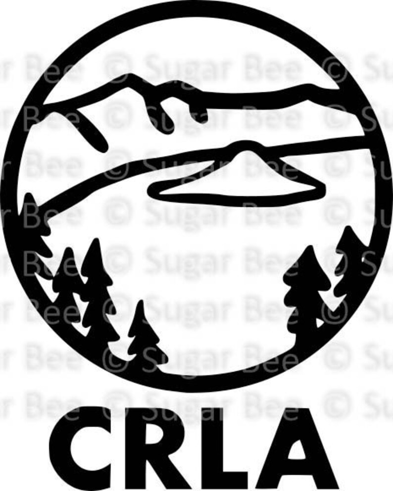 Crater Lake National Park CRLA SVG png studio3 file, Cutfile, Vector, Clipart image 1