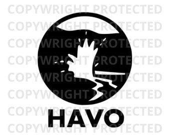 Hawaii Volcanoes National Park HAVO SVG png studio3 file, Cutfile, Vector, Clipart