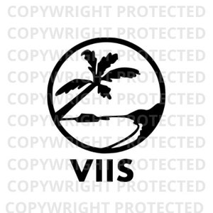Virgin Islands National Park VIIS SVG png studio3 file, Cutfile, Vector, Clipart