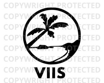 Virgin Islands National Park VIIS SVG png studio3 file, Cutfile, Vector, Clipart