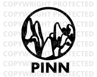 Pinnacles National Park PINN SVG png studio3 file, Cutfile, Vector, Clipart