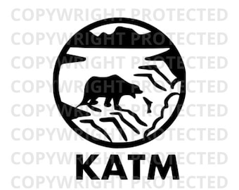 Katmai National Park KATM SVG png studio3 file, Cutfile, Vector, Clipart