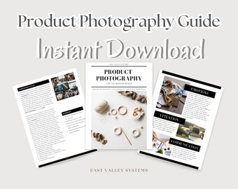 Product Photography Guide for Handmade Sellers (PDF Download)