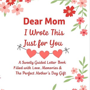 Muttertag Briefbuch - Geführte Anweisungen für Mama, druckbares Geschenk, Instant Download Journal