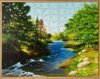 Beavers Bend Wooden Jigsaw Puzzle