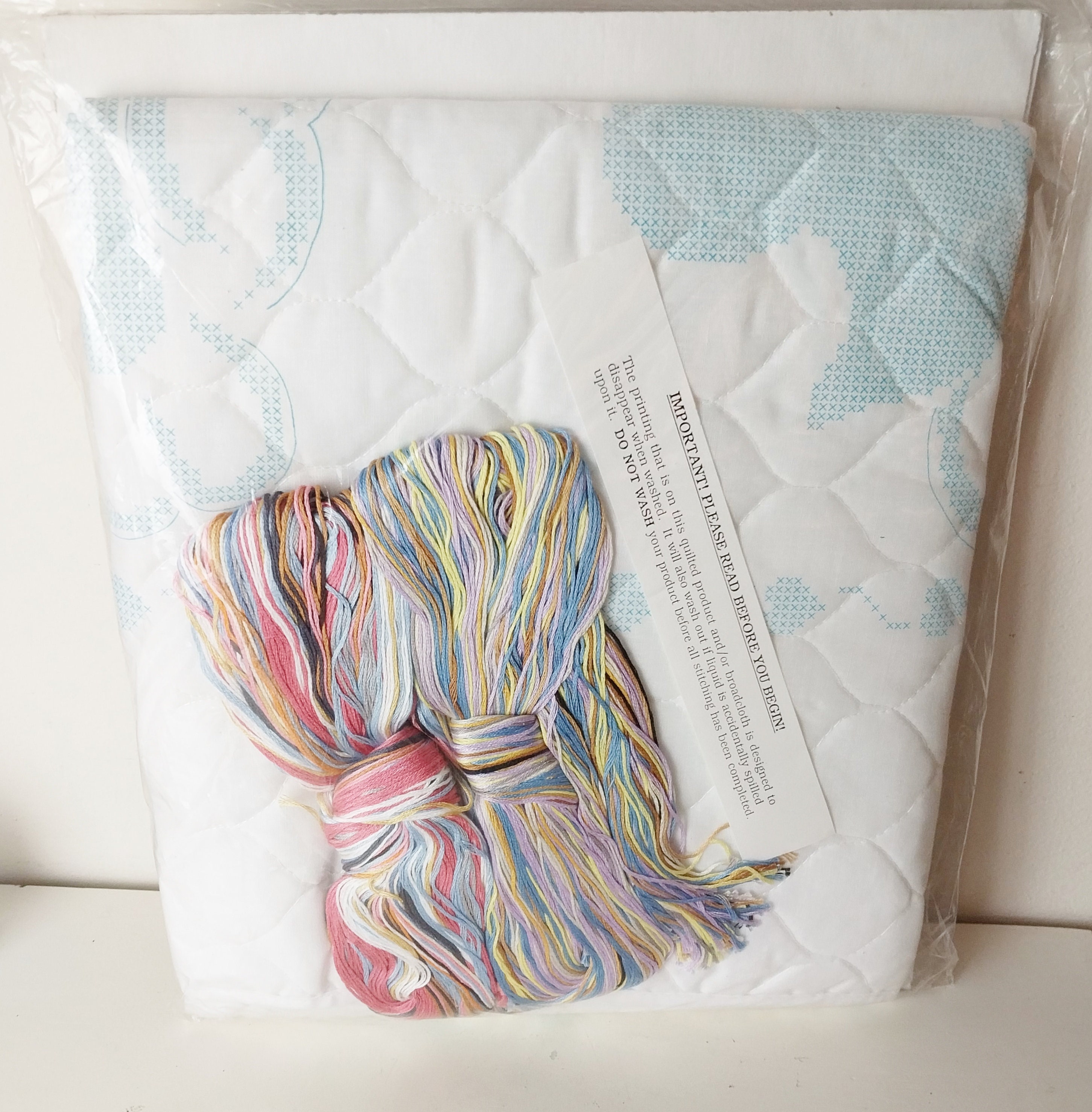 Vintage Nursery Animals Quilted Crib Quilt Kit Pre Stamped for Etsy