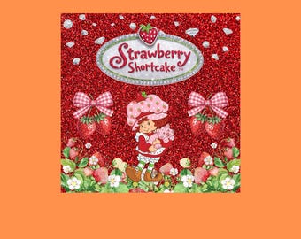 Strawberry Girl 80’s Transparent Graphic - Sitting