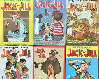 Assorted Jack and Jill magazines from 1974 and 1975