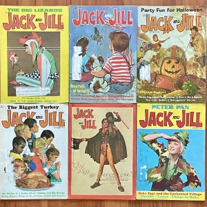 Assorted Jack and Jill magazines from 1974 and 1975