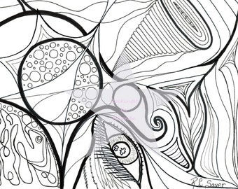 Elephant Dreams Colouring Page