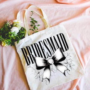 Brautjungfer Einkaufstasche - Geschenk für Hochzeiten, Junggesellinnenabschiede oder Brautparty, Verlobungen, Empfänge, besondere Anlässe
