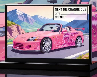 JDM Car Sticker - Service Reminder Stickers : Suki F&F S2000