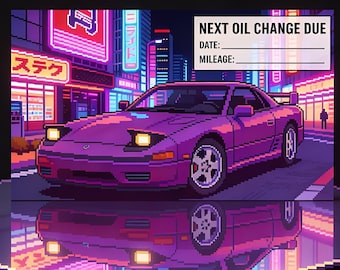 JDM Car Sticker - Service Reminder Stickers : 3000GT