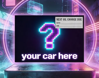 JDM Car Sticker - Service Reminder Stickers : Your Car!