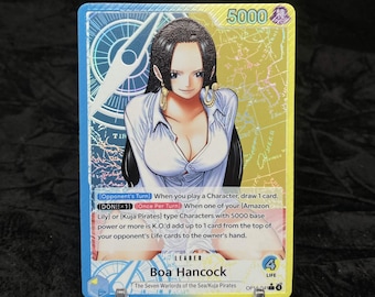 Blue/Yellow Boa Hancock - Leader OPTCG Custom OP14