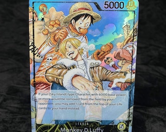 Yellow Luffy - Leader OPTCG Custom