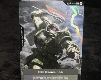 Tarjeta coleccionable Gundam - Recurso Ex - Zaku
