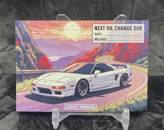Custom JDM Service Reminder Stickers : NSX