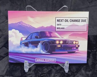 Custom JDM Service Reminder Stickers : BMW