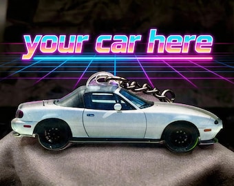 Custom JDM Acrylic Keychain - Your Car