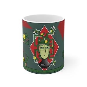 Medusa Ceramic Mug - Mythical Art Coffee Cup - Unique Gift - 11 oz