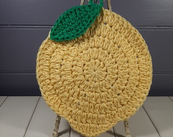 Lemon Potholder /Trivet/Dishcloth Crochet Pattern Digital Download