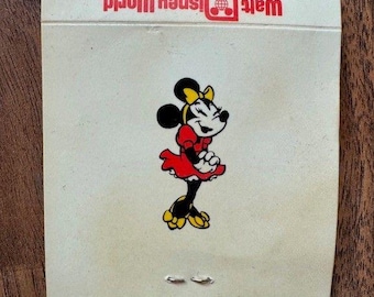 Kit de costura para monedero de viaje vintage de Walt Disney World, Minnie Mouse