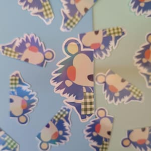 Autocollant Animal Crossing à l'unité - Layette | Stickers by unit Animal Crossing - Mabel | ACNH stickers | Layette Animal Crossing | Mabel