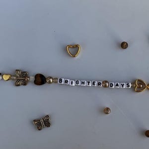 ariana grande beaded friendship bracelet deluxe eternal sunshine “brighter days”