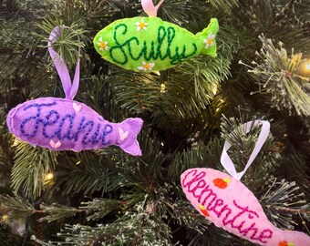 customizable pet cat ornament felt