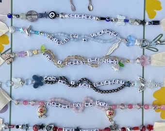 billie eilish inspired beaded friendship bracelets hit me hard and soft world tour HMHAS
