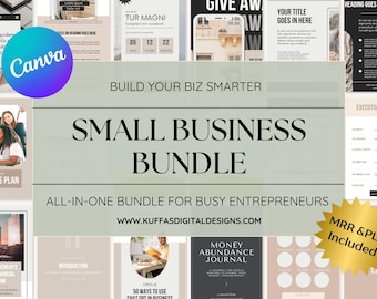 Small Business Bundle: Instagram & Facebook Templates, Business Plan (Digital Download)
