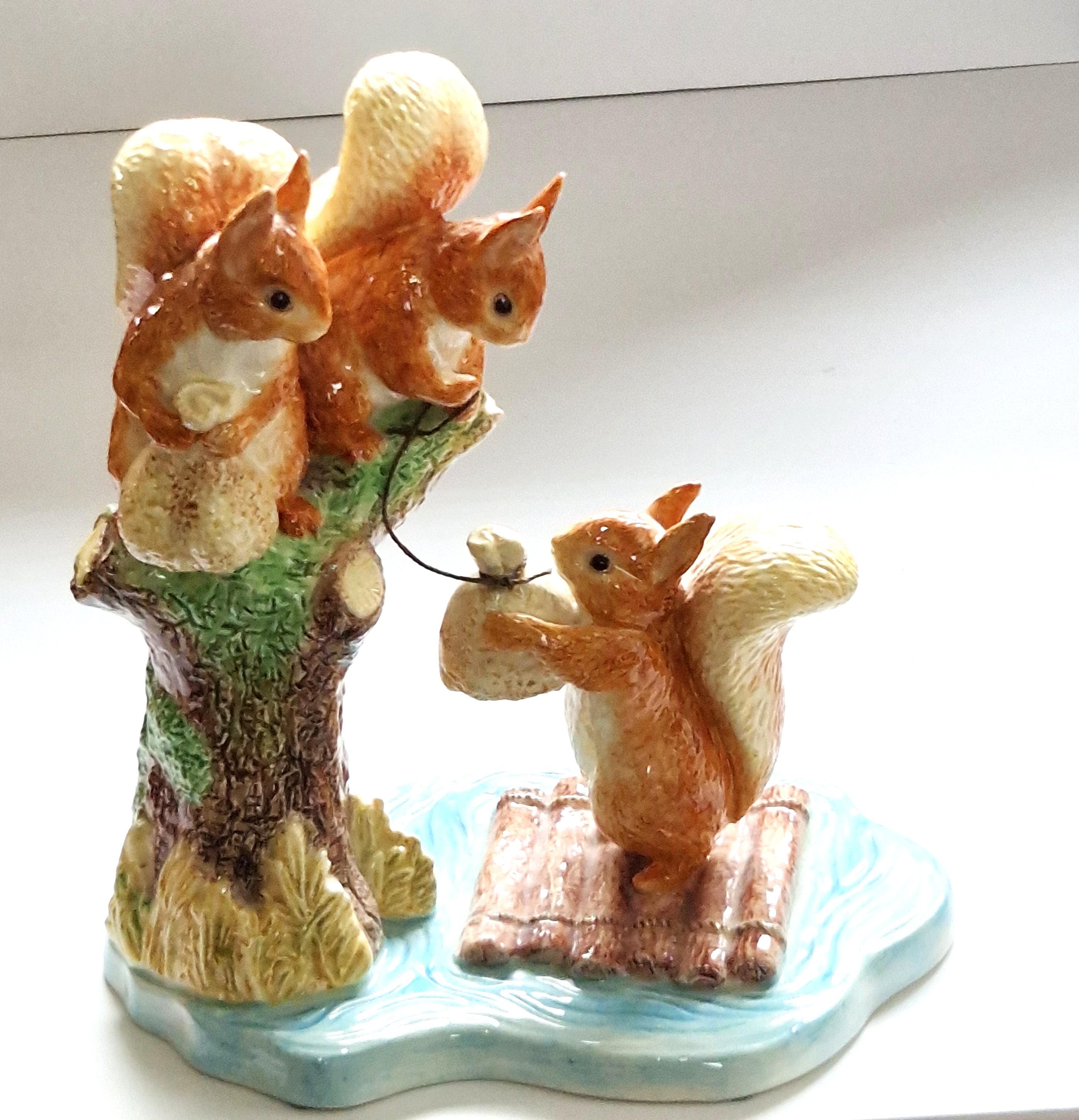 Beatrix Potter Squirrel Nutkin Figurine - Etsy