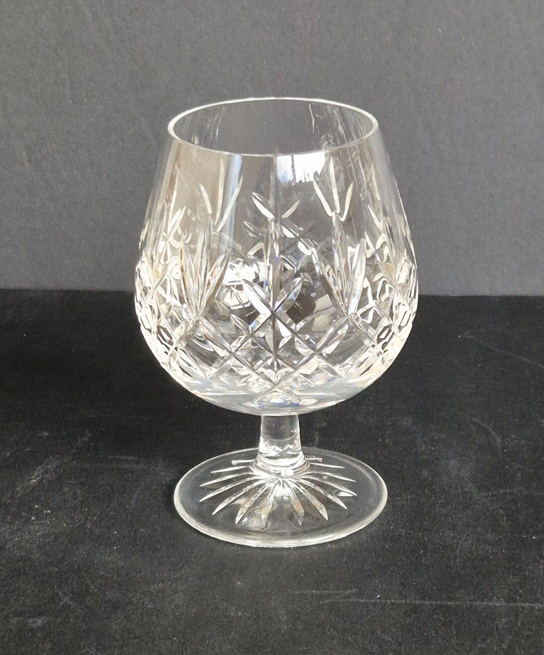 Vintage Edinburgh Crystal Brandy Glass 200ml Cut Lead Crystal Snifter ...