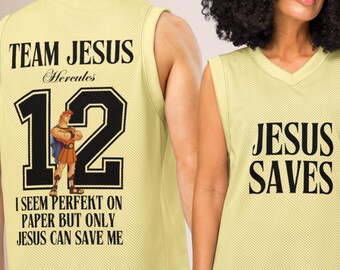 Team Jesus | 12 | Hercules saved by Jesus PNG for Print