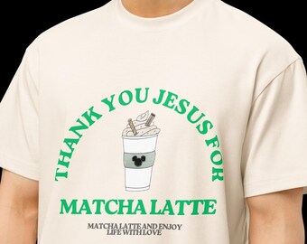 Jesus Matcha Latte PNG / Per la stampa personale