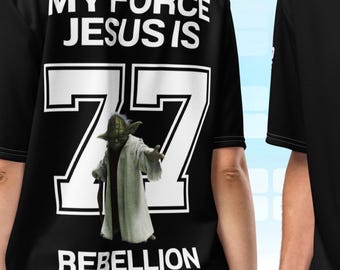 Pacchetto PNG di magliette di Gesù di Star Wars 77 / La mia forza Gesù è