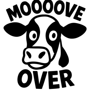 playful cow Sticker Image