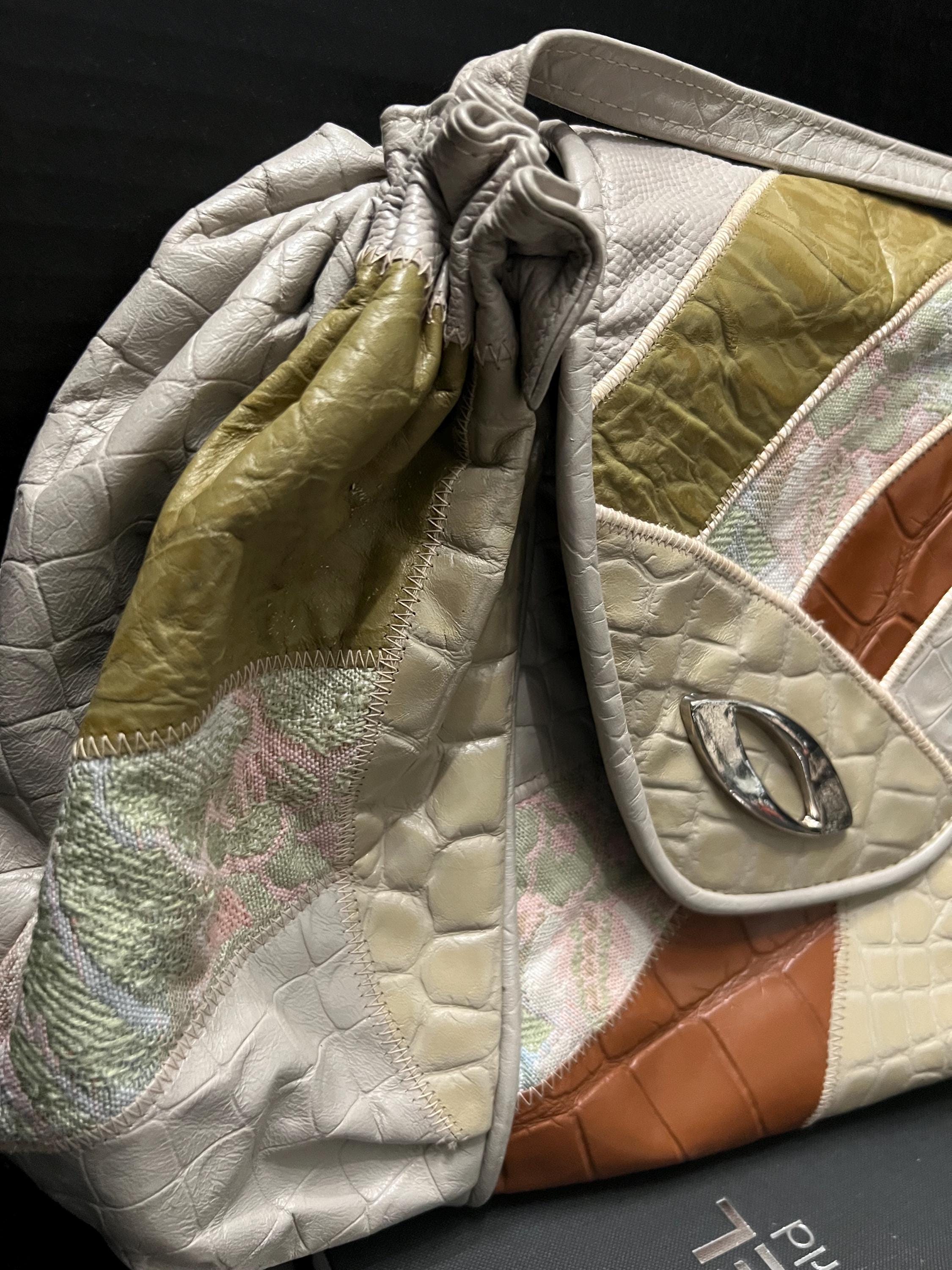 Vintage Fifth Avenue Quilted Patchwork Leather Shoulder Bag  display picture 1